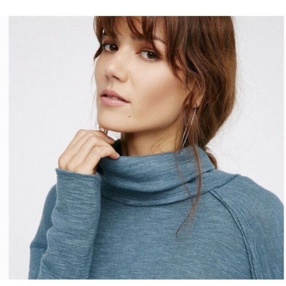 Free people we the free long‎ sleeve cowl neck - Picture 4 of 14